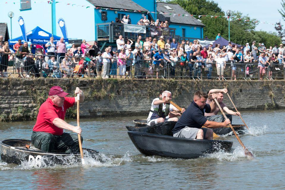 Coracle Races include a Novice and Relay Race