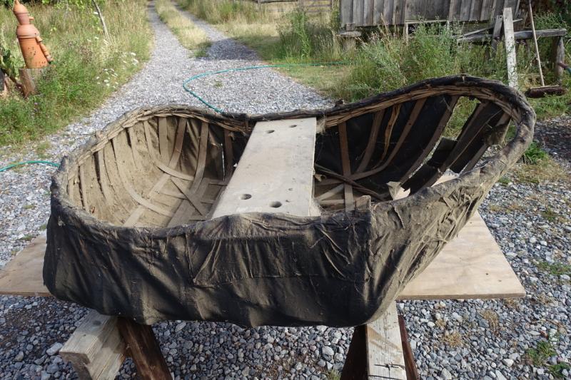 Teifi coracle for rehoming and repair