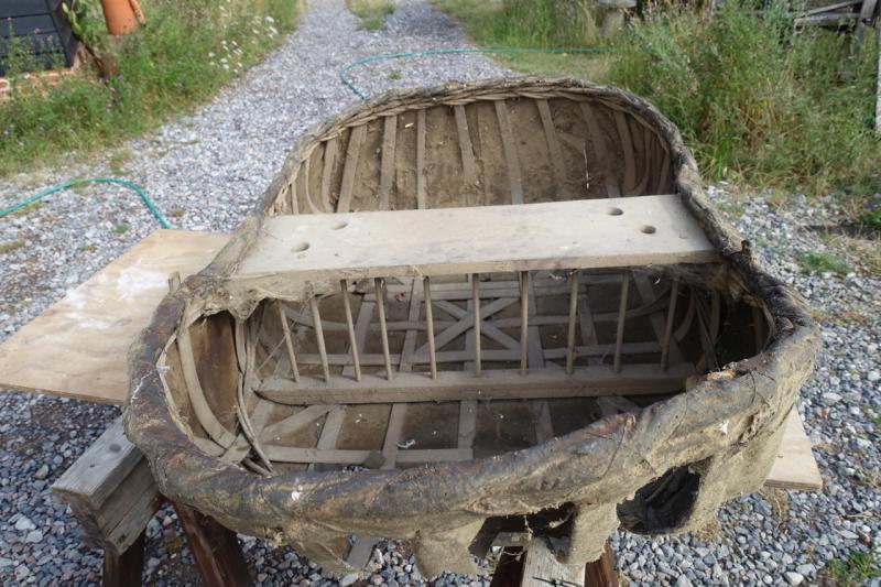 Teifi coracle for rehoming and repair