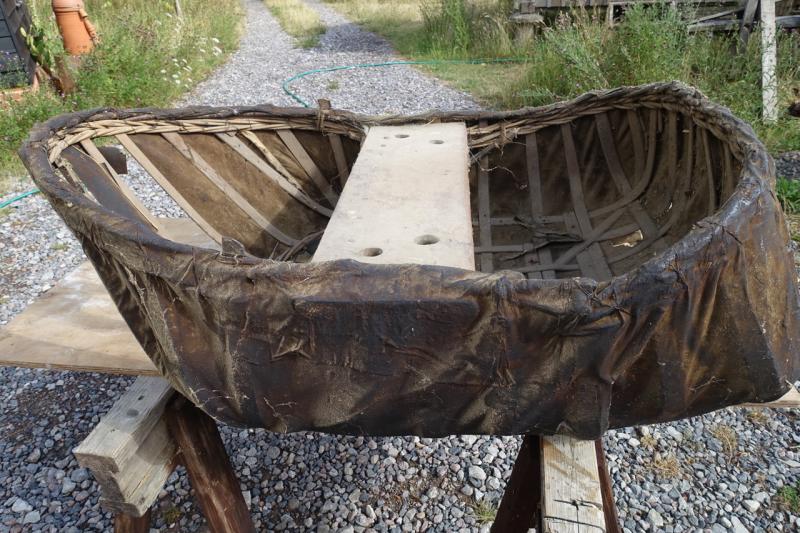 Teifi coracle for rehoming and repair