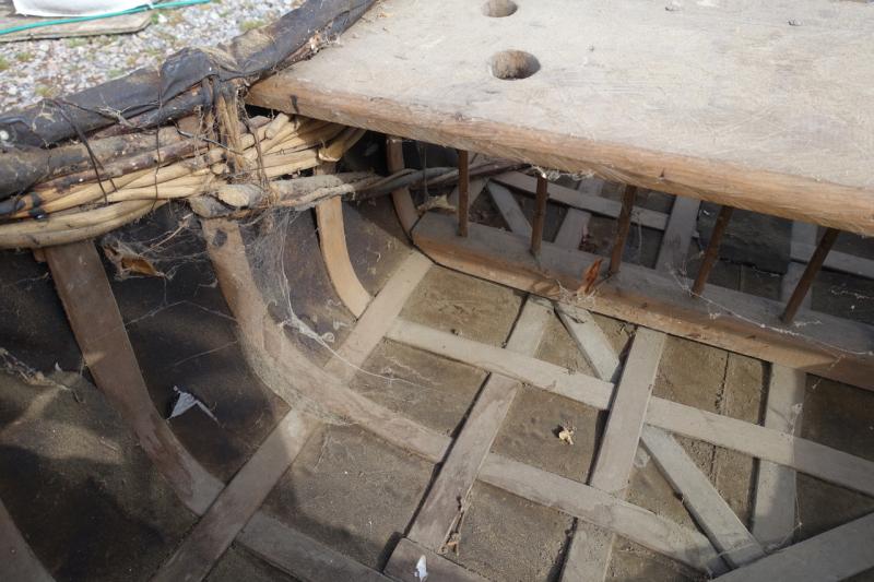 Teifi coracle for rehoming and repair