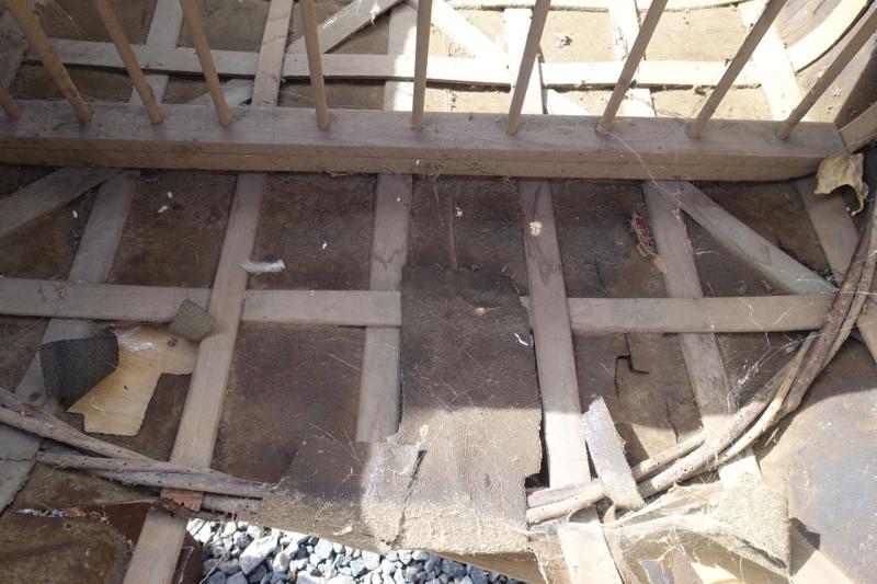 Teifi coracle for rehoming and repair