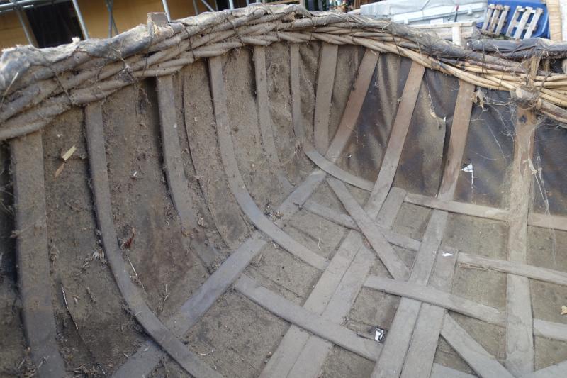 Teifi coracle for rehoming and repair