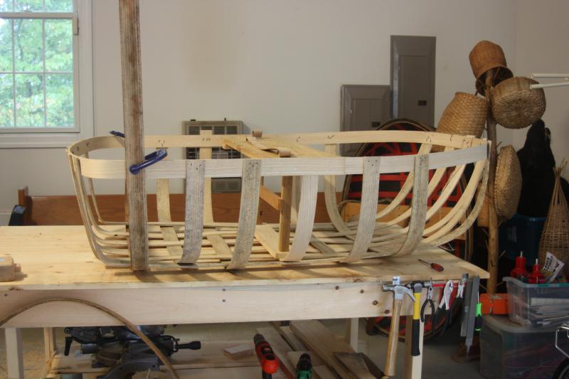 The almost completed frame