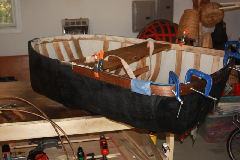 Putting on the gunwhales