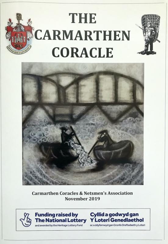 Front cover of new Carmarthen coracle education booklet