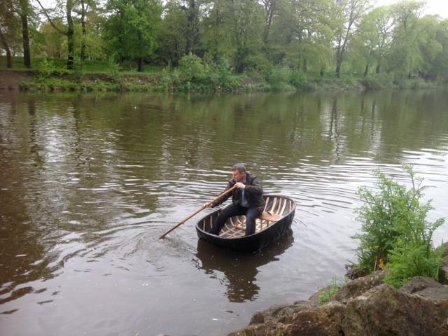On the water